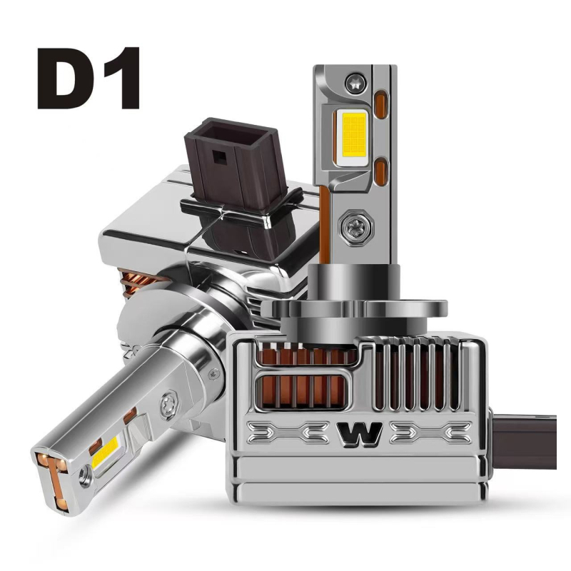 LED фар за автомобил, триръбна цинкова сплав D серия, 100W, 10-30V, 5000lm