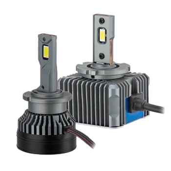 H7 LED крушка за предната светлина, 85W, 12V, живот 30000 ч, корпус от авиационен алуминий и мед, съвместима с D1S-D5S