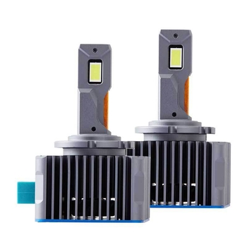 H7 LED крушка за предната светлина, 85W, 12V, живот 30000 ч, корпус от авиационен алуминий и мед, съвместима с D1S-D5S