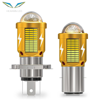 Φανάρι μοτοσικλέτας H4 με τριζύγκιο στήριγμα και H6, ενσωματωμένος προβολέας, IP67, 9-80V, 3000 lm, 30W, 50 000 h