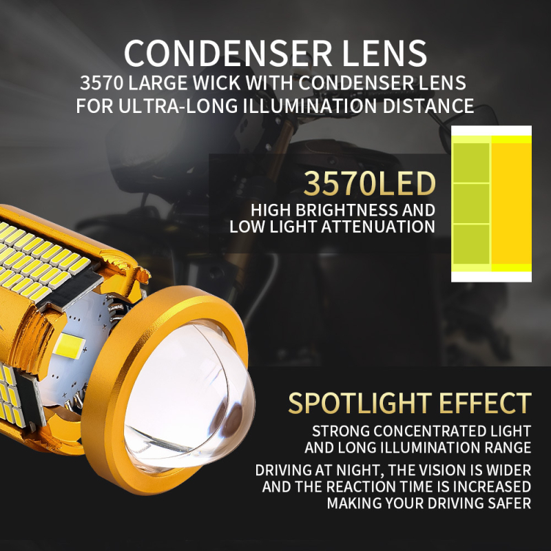 Φανάρι μοτοσικλέτας H4 με τριζύγκιο στήριγμα και H6, ενσωματωμένος προβολέας, IP67, 9-80V, 3000 lm, 30W, 50 000 h