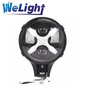 X-Type Wrangler spot svjetlo za off-road vozila — 60W LED, 6000LM, IP68, 12–24V, kućište od avionskog aluminija