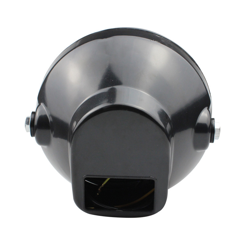 Фар за мотоциклет с ABS корпус и PC леща, 35W, 12V, универсална съвместимост