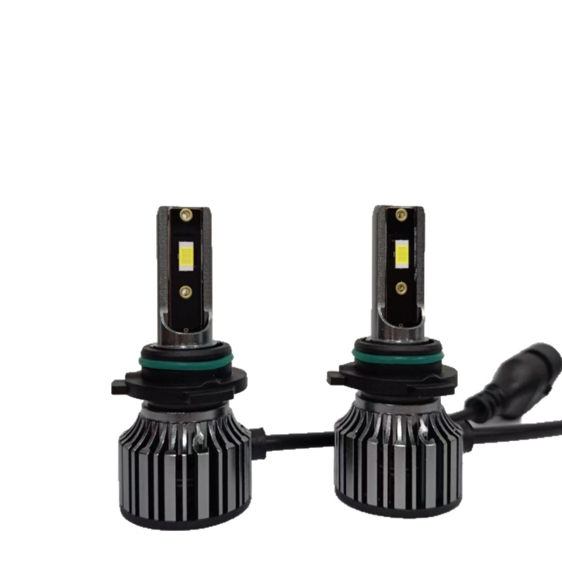 LED automobilinių priekiniai žibintai H11/H7/H4, integruotas aukštas/žemas spindulys, 24W, 12V, IP68, 6500 lm, aliumininis korpusas, universalus tvirtinimas