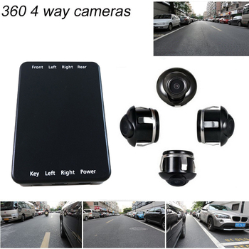 4‑načinski konverter za 360° panoramsku automobilsku kameru i univerzalnu kameru za vožnju unatrag • 12V napajanje • 170° kut gledanja • 648×480 rezolucija • AV prikaz
