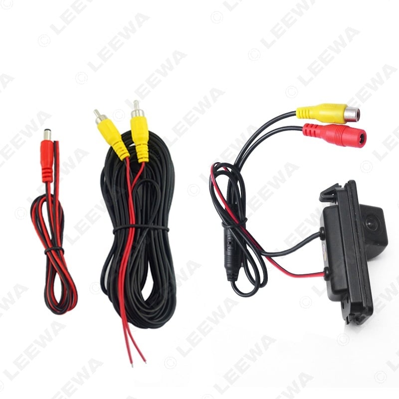 VW HD stražnja kamera za parkiranje, 12V napajanje, 170° kut gledanja, 640x480 rezolucija, IP67/IP68 vodootpornost, staklena leća