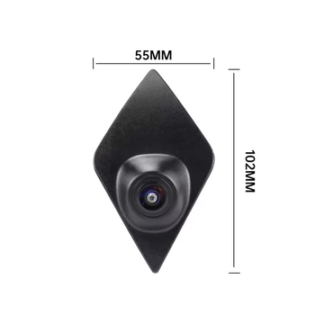 Prednja kamera za Renault Megane II, Clio IV, RS Master III, Kadjar — rezolucija 480p/720p/1080p, kut 170°, video signal CVBS/AHD, napajanje 12V, model D1-8156