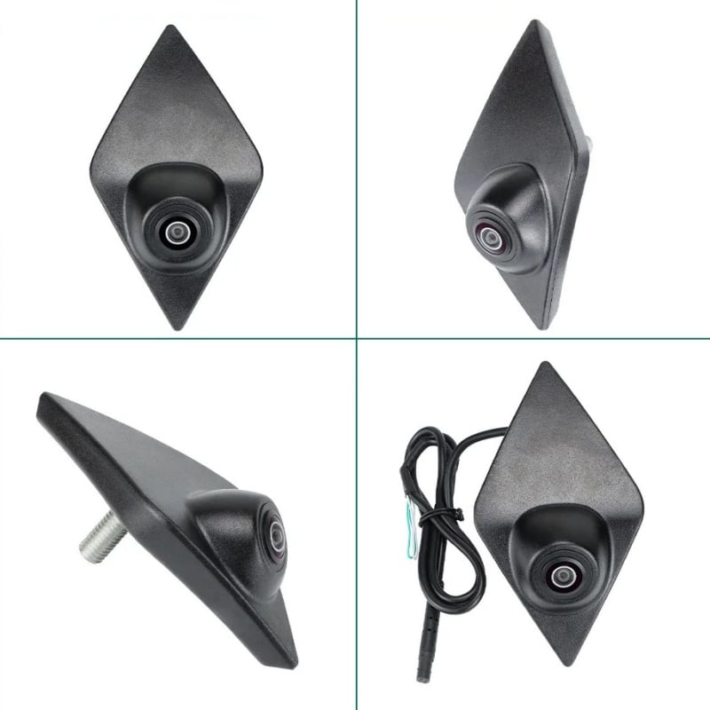 Prednja kamera za Renault Megane II, Clio IV, RS Master III, Kadjar — rezolucija 480p/720p/1080p, kut 170°, video signal CVBS/AHD, napajanje 12V, model D1-8156