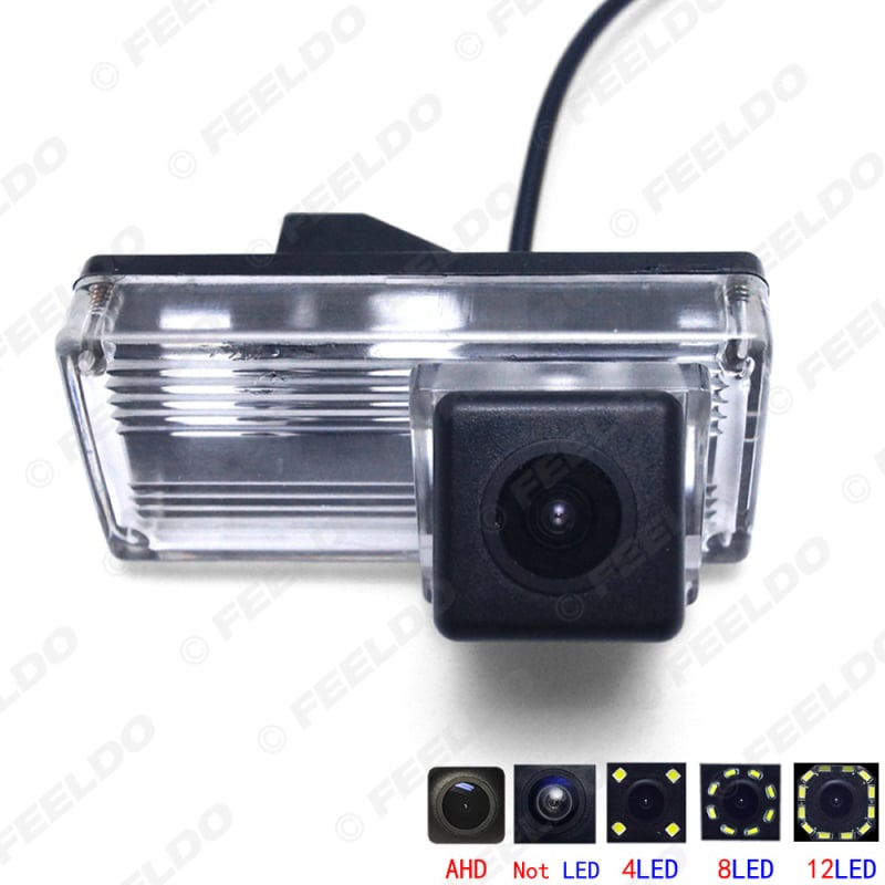 FEELDO Stražnja kamera za Toyota Land Cruiser, Prado, LX570 i Lexus LX470 – 12V, 170° široki kut, 640x480 rezolucija, NTSC, ABS kućište, slika u ogledalu