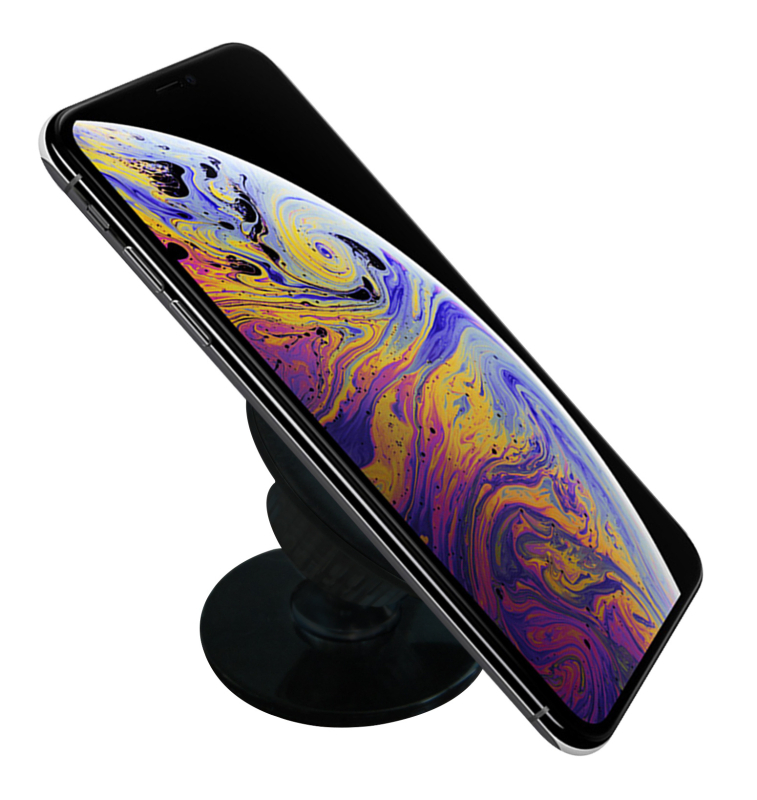 Držač za telefon u automobilu s rotirajućim nano nosačem, PU+ABS, model HC10148, univerzalna kompatibilnost