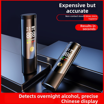 Coins prenosný test na alkohol pri dychu, vysoká presnosť, bez kontaktu, plastové telo