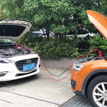 Автомобилен кабел за подкачване на акумулатори, чист меден проводник, здрави щипки, аварийно захранване, ток до 1000A