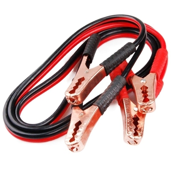 Автомобилен кабел за подкачване на акумулатори, чист меден проводник, здрави щипки, аварийно захранване, ток до 1000A