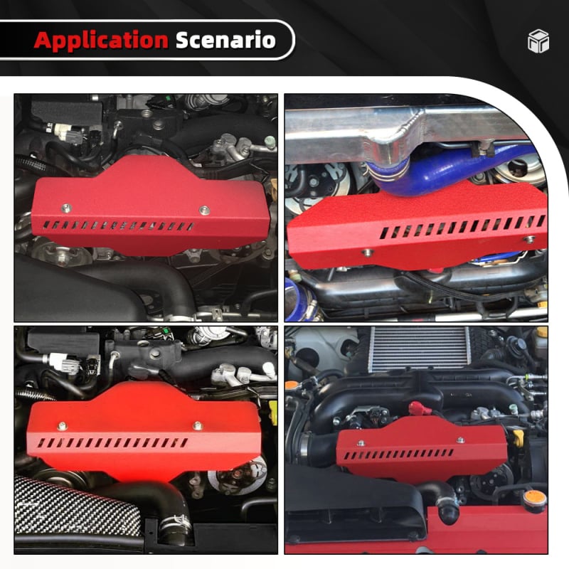 Zaštitni poklopac remenskog koluta, od aluminijske legure, kompatibilan Subaru WRX/STI 2002-2014