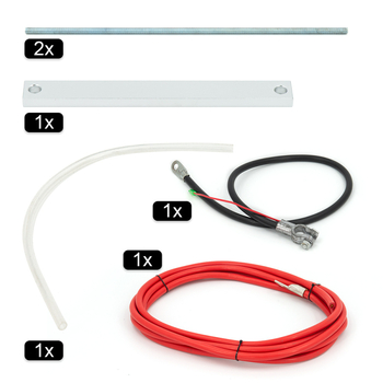 Κιβώτιο μπαταρίας αυτοκινήτου από κράμα αλουμινίου, γενικής χρήσης, Μοντέλο BBRK-01, Πάχος 1,5 mm