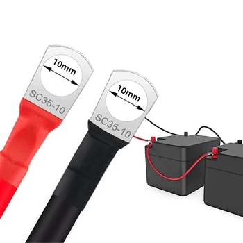 Καλώδιο μπαταρίας 2 AWG για inverter με τερματικά, για διαδοχική σύνδεση μπαταριών