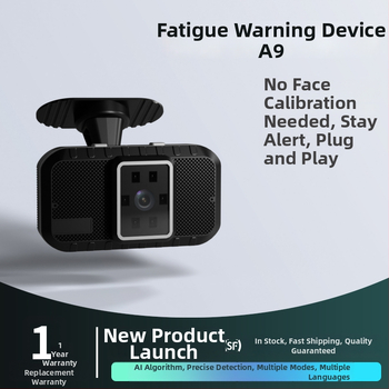 Eyecom Fáradtságfigyelő készülék, A9-es modell — teherautók, buszok, autók, kereskedelmi járművek és SUV-ok számára; anyag ABS+PC; súly 0,22 kg