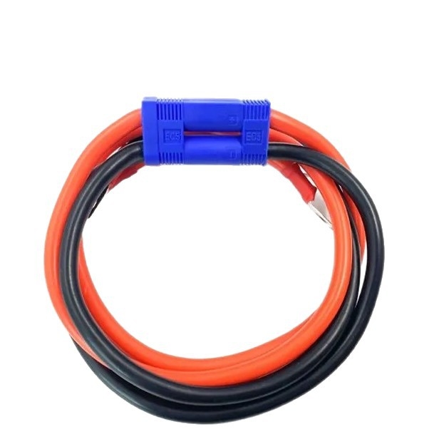 EC5 terminālais kabelis ar vīriešu un sieviešu spraudņiem, tīrs vara silikona vadā, garums pēc pasūtījuma, piemērots enerģijas uzglabāšanas baterijām / litiju baterijām
