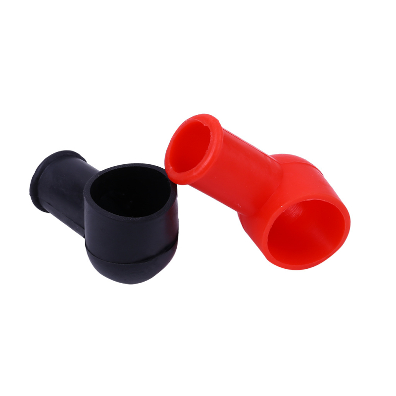 Silikona gumijas izolējošais vāciņš automobiļu akumulatora termināliem, temperatūras izturība līdz 200°C