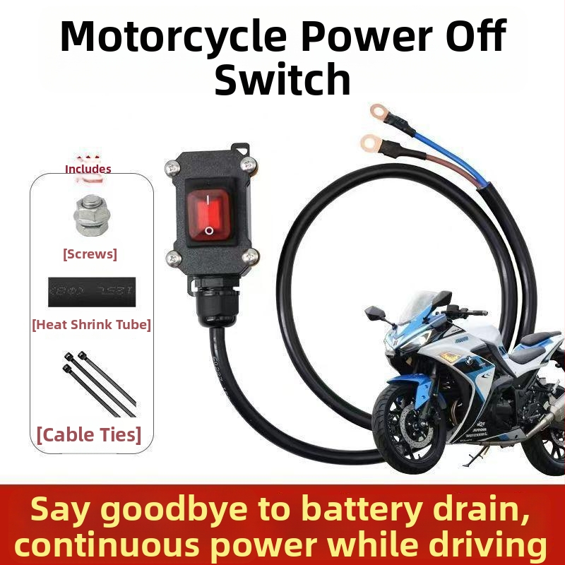 Akumulatora atslēdzējs, ūdensdrošs, vienpolu, dvīncilindra ūdensdzesēšanas motocikliem