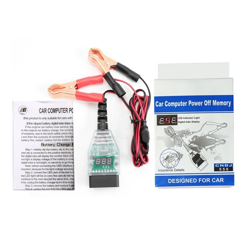 Leakage Detective LD-3 OBD akumulatora nomaiņas kabelis un noplūdes noteikšanas līdzeklis automašīnas elektroenerģijā – plastmasa, 300 g