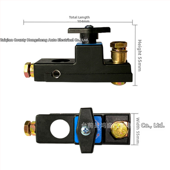 Automobiļa akumulatora atslēdzējs ar pretnoplūdes aizsardzību | Materiāls: cinka sakausējums / tīrs varš | Piemērots auto, vieglajiem autobusiem un kravas automobiļiem | Funkcija: pretnoplūdes aizsardzība