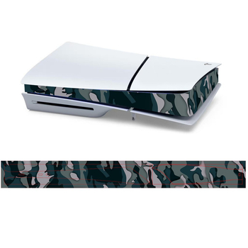 PS5 Slim zaštitni film s bočnim i središnjim naljepnicama, PVC film 0,2 mm, prilagođeno prema crtama