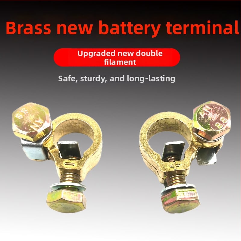 Медна удебелена клема за автомобилни акумулатори