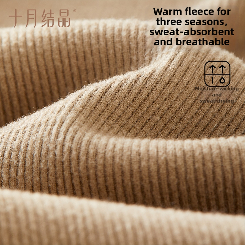 Nėščiųjų terminis pagrindinis marškinėliai su V kaklu ir gobtuvu, ilgomis rankovėmis, laisvas kirpimas, rudens–žiemos 2025. Polietesteris 90–95%, spandexas iki 30%