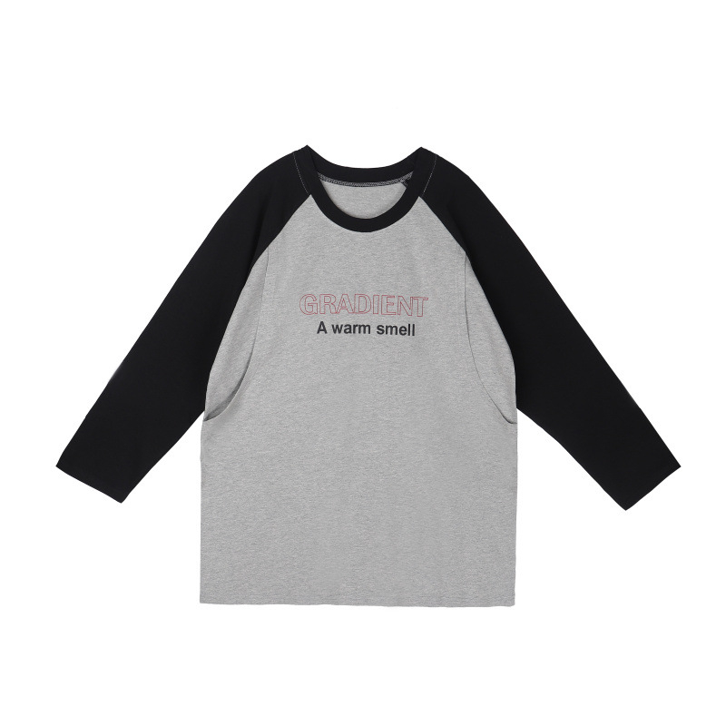 Риза за постпартално кърмене за излизане, дълъг ръкав, тънък плат, подходяща за пролет и есен — Youli Mommy