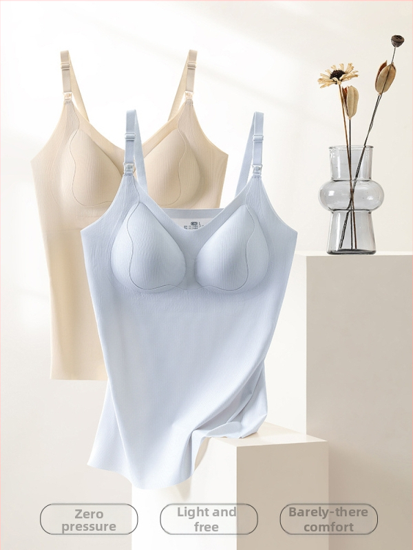 Toitev top koos õlarihmadega, mõeldud rasedusele ja sünnitusjärgseks, nailon–polüester segu, geomeetriline muster, kortsuline tekstuur, kevad-suve 2025