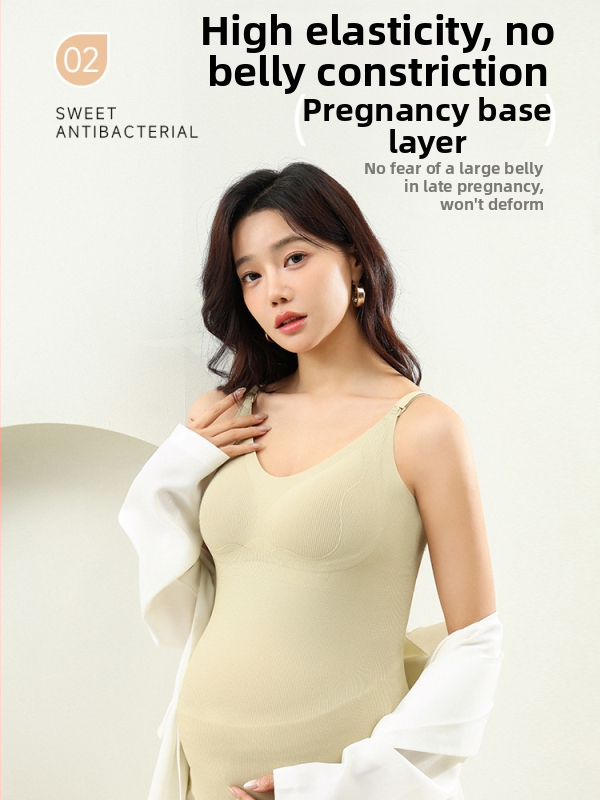 Toitev top koos õlarihmadega, mõeldud rasedusele ja sünnitusjärgseks, nailon–polüester segu, geomeetriline muster, kortsuline tekstuur, kevad-suve 2025