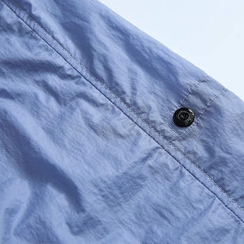 Kapucnis vékony gyorsan száradó napvédő kabát, laza szabás, Lycra és poliészter, sport utcai viselet tiniknek, nyár 2024