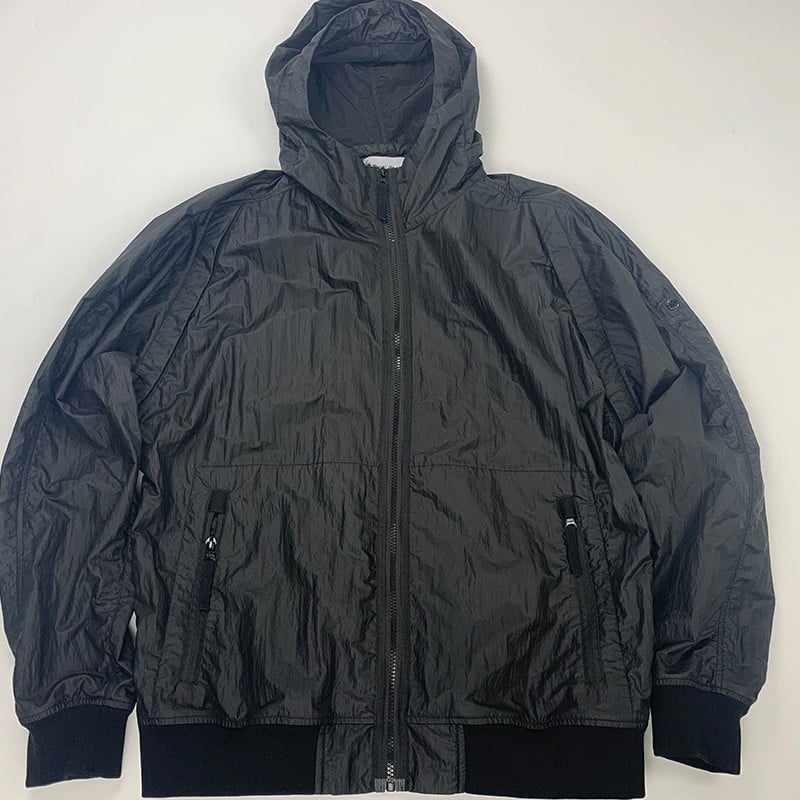 Kapucnis vékony gyorsan száradó napvédő kabát, laza szabás, Lycra és poliészter, sport utcai viselet tiniknek, nyár 2024