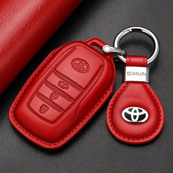 Odinė rakto dėklas Toyota Camry 2024 (8–9 kartos) – Goldie Road, karvių oda, tendencijos stilius