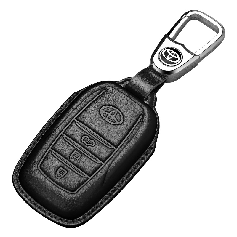 Odinė rakto dėklas Toyota Camry 2024 (8–9 kartos) – Goldie Road, karvių oda, tendencijos stilius