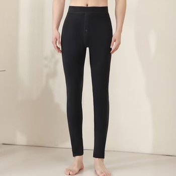 Vyrinės termo kelnės su ilgomis kojomis, fliso pamušalas, trijų sluoksnių, aukštos juosmens, ekstra stora