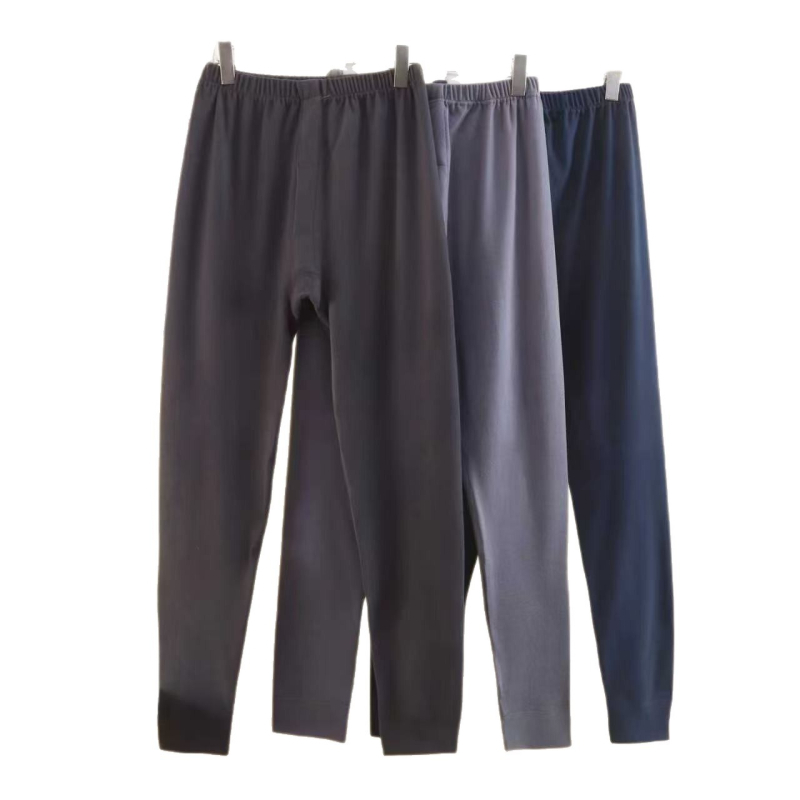 Unisex terminės kelnės, poliesterio pluoštas, vidutinio storio, vientisas raštas, išlaiko šilumą