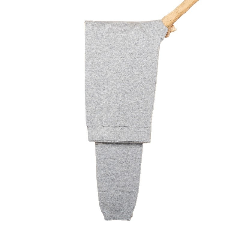 Vilnonės kelnės su medvilės įdėklu ir medvilniniu pamušalu, siauras kirpimas, vidutinio liemens aukštis, žiema 2025