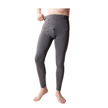 Vyrinės šiltos velūro termo kelnės, trumpesnio ilgio, vienos spalvos, 70–80% poliesterio