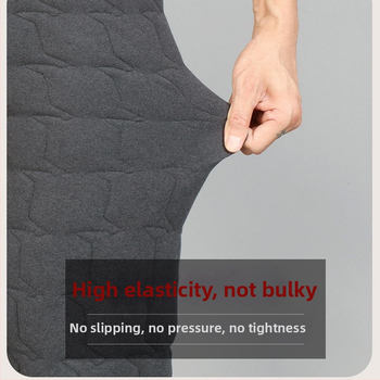 Vyriniai žieminiai terminiai kelniai su avies pūko įdėklu, aukštos juosmens, storos ir priglundančios