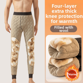 Vyriski termopantalonai su fliso pamušalu ir poliesterio užpildymu, aukštas juosmens, tiesus kirpimas, žiema 2025