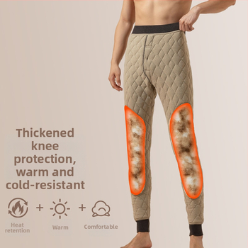 Vyriski termopantalonai su fliso pamušalu ir poliesterio užpildymu, aukštas juosmens, tiesus kirpimas, žiema 2025