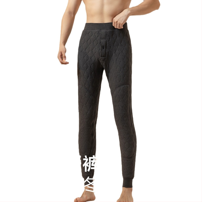 Vyriski termopantalonai su fliso pamušalu ir poliesterio užpildymu, aukštas juosmens, tiesus kirpimas, žiema 2025