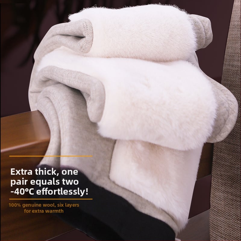 Unisex žieminės termo kelnės su fliso pamušalu, aukšta juosmenė, kelio apsauga, trijų sluoksnių audinys, ekstra stori 501–600 g/m²