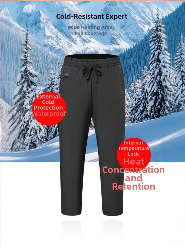 Nohavice s rovným strihom, jednobarevné, výplň z bavlny, stredne vysoký pás, zima 2024