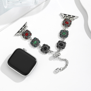 Apple Watch szíj, koreai stílus, rozsdamentes acél, 2025 nyár