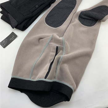 Vyriškos kelnes su velūrine danga, kelių ir juosmens apsauga, šiltos, antibakterinės