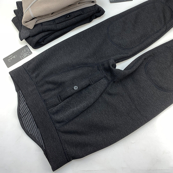 Vyriškos kelnes su velūrine danga, kelių ir juosmens apsauga, šiltos, antibakterinės