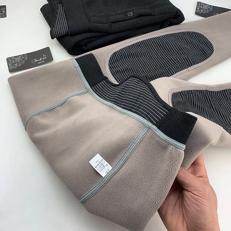 Vyriškos kelnes su velūrine danga, kelių ir juosmens apsauga, šiltos, antibakterinės